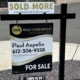 Homes Sold for More sign rider on a listing sign for sale by Paul Aspelin